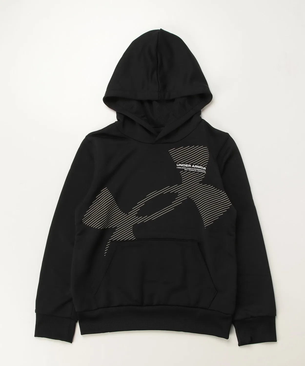 Свитшот Under Armour с большим логотипом, чёрный
