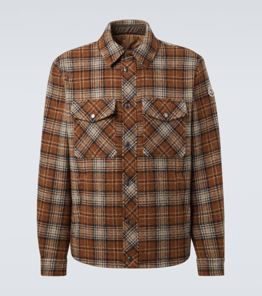 

Проверенная рубашка из чистой шерсти Moncler, Light Brown