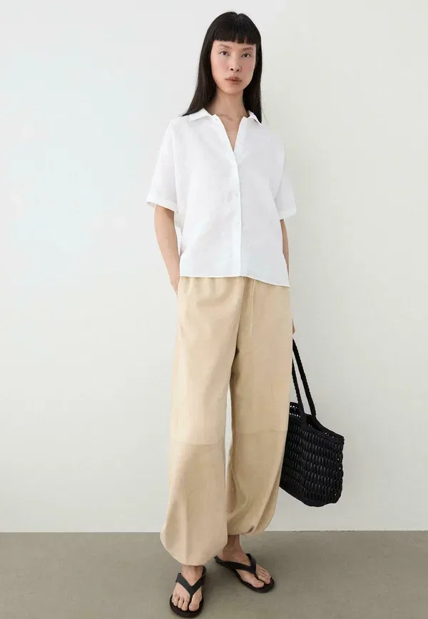 Блуза Massimo Dutti, белая — фото 2
