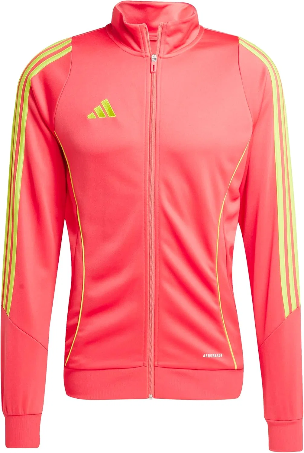 Тренировочная куртка adidas, Core Pink/Semi Solar Yellow — фото 2