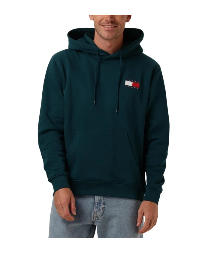 

Толстовка с флагом Tommy Jeans, зеленый