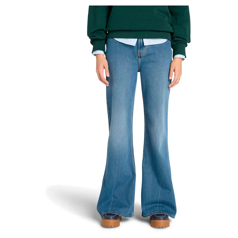 

Брюки Timberland Denim Flare, синий