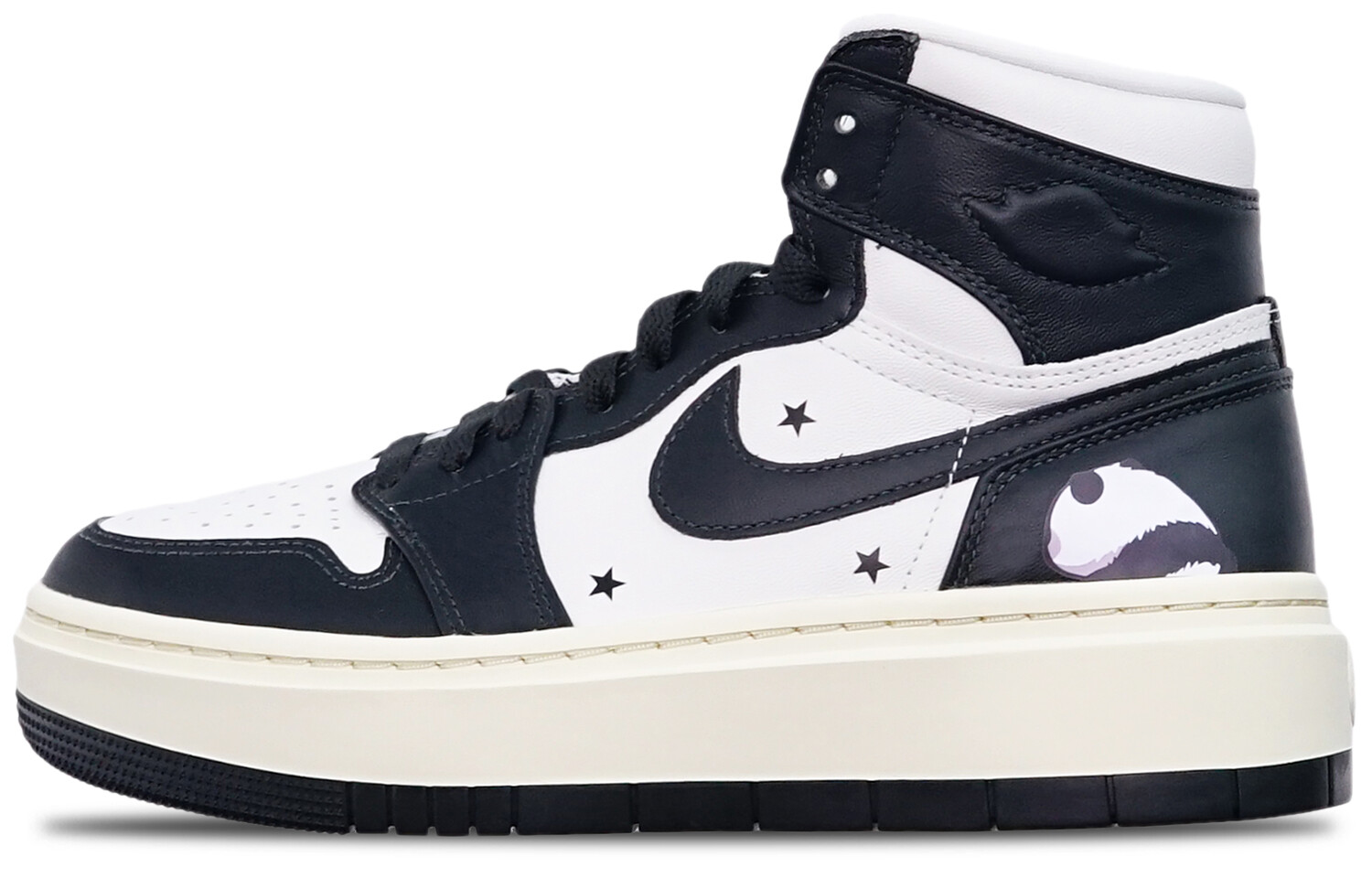 

Кроссовки Air JORDAN 1 Vintage Basketball Shoes Women's High-Top Black White