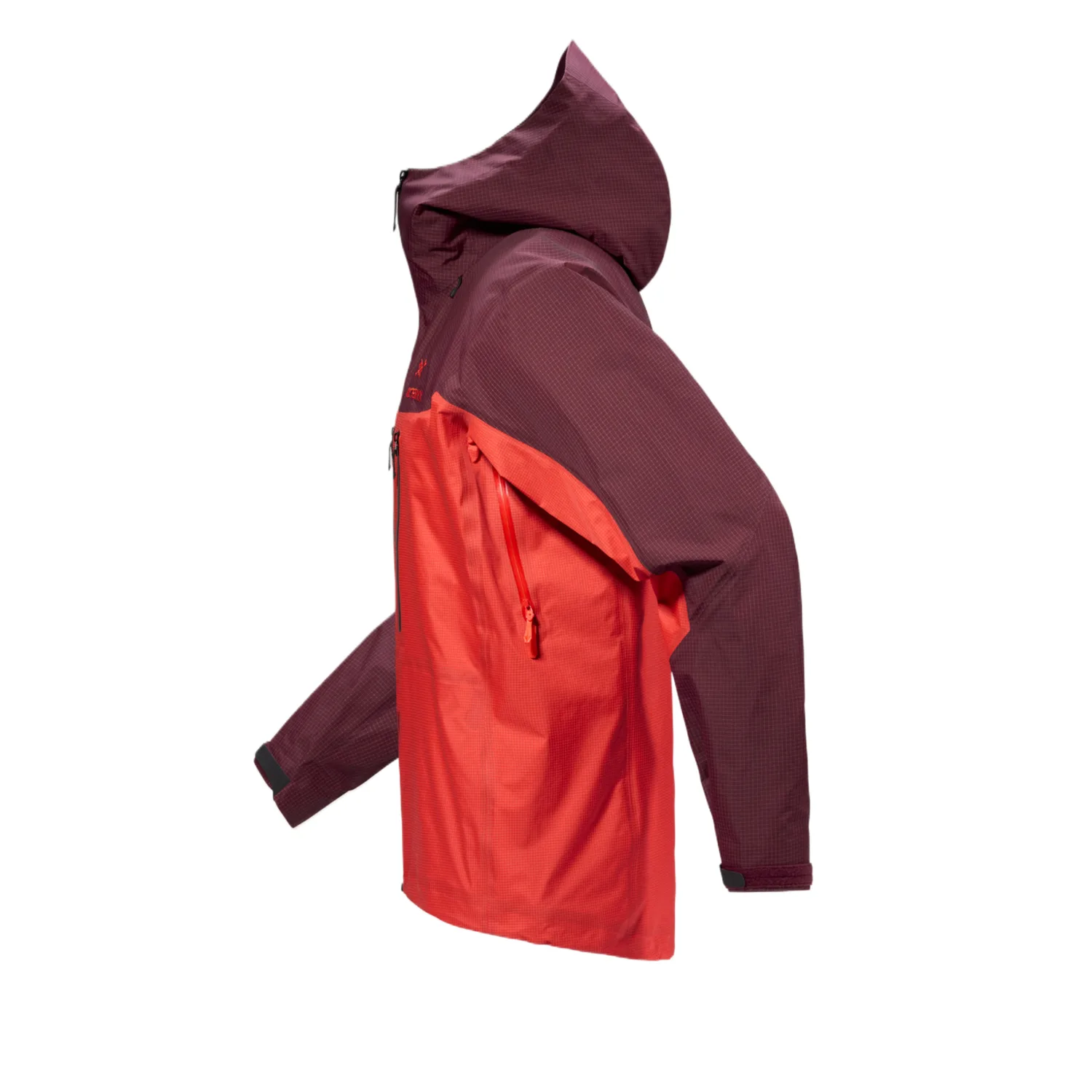 Куртка с капюшоном на молнии Alpha Arcteryx, графитово-серый/черный/графитово-черный — фото 3