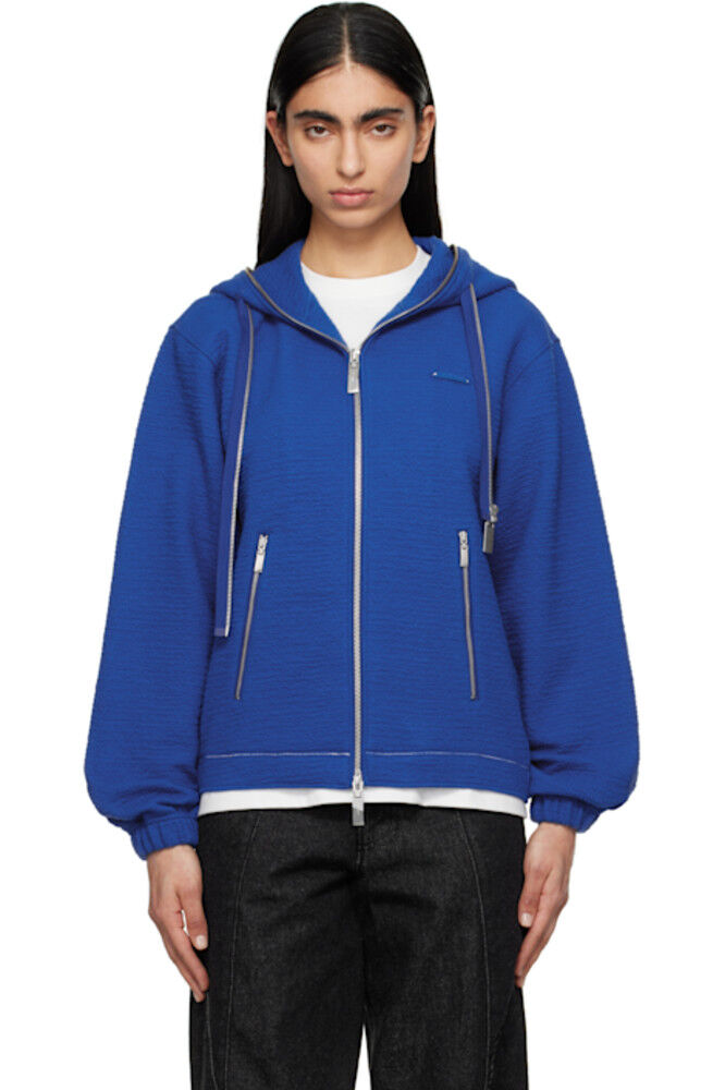 

Синяя толстовка Realce Zip-Up. 31 Толстовка с капюшоном ADER error