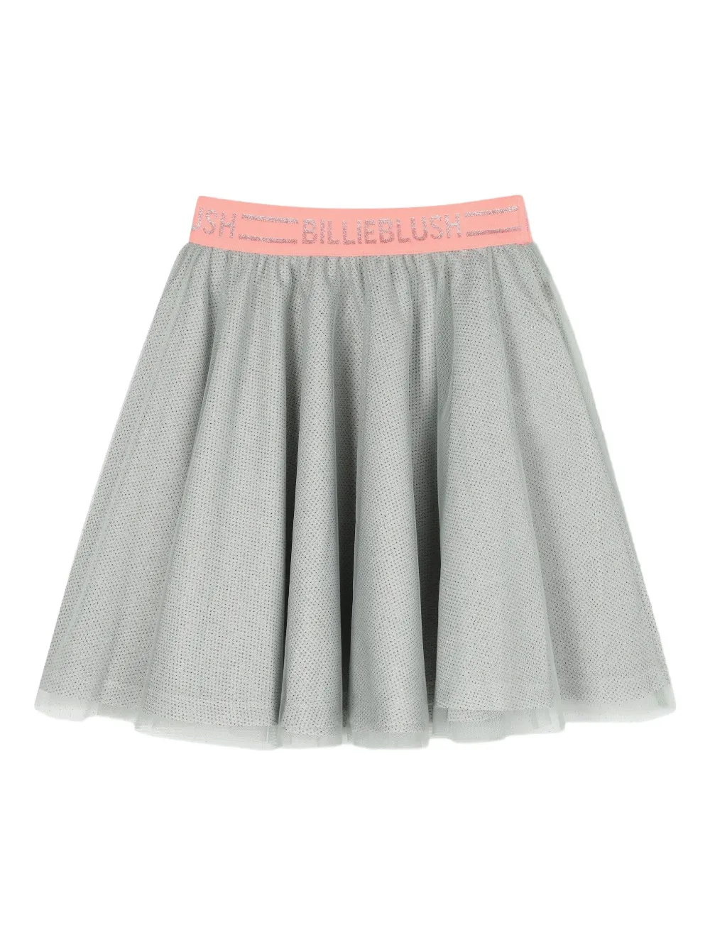 

Расклешенная юбка с тюлем Billieblush, серый