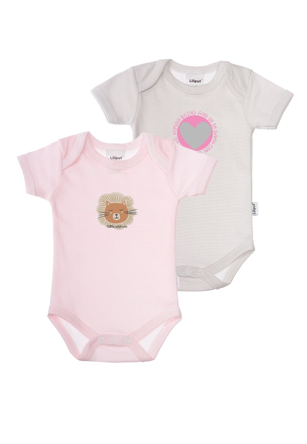 

Боди 2 PACK Liliput, цвет rosa gestreift /grau gestreift