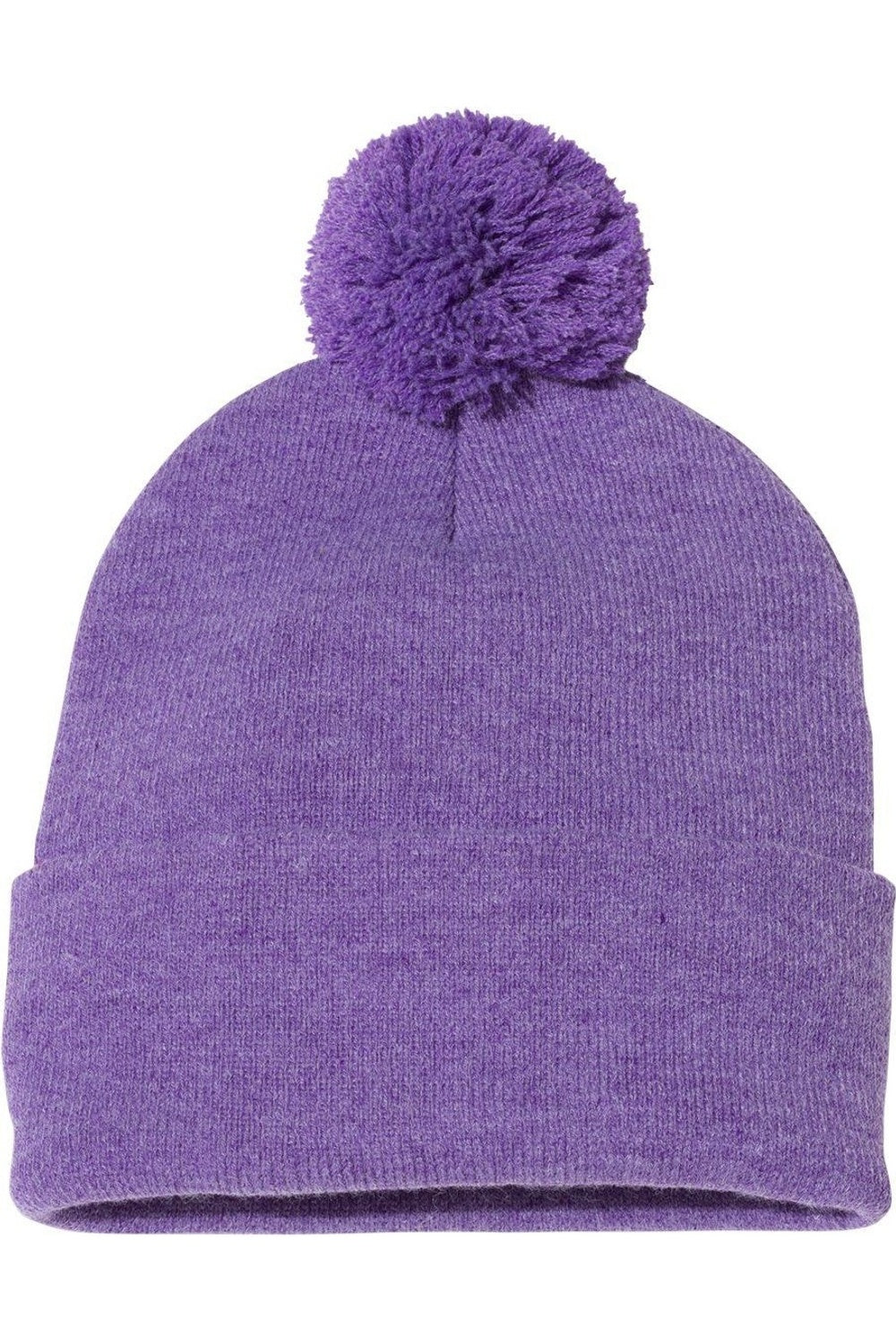 

Вязаная шапка Sportsman Pom-Pom 12, цвет heather purple