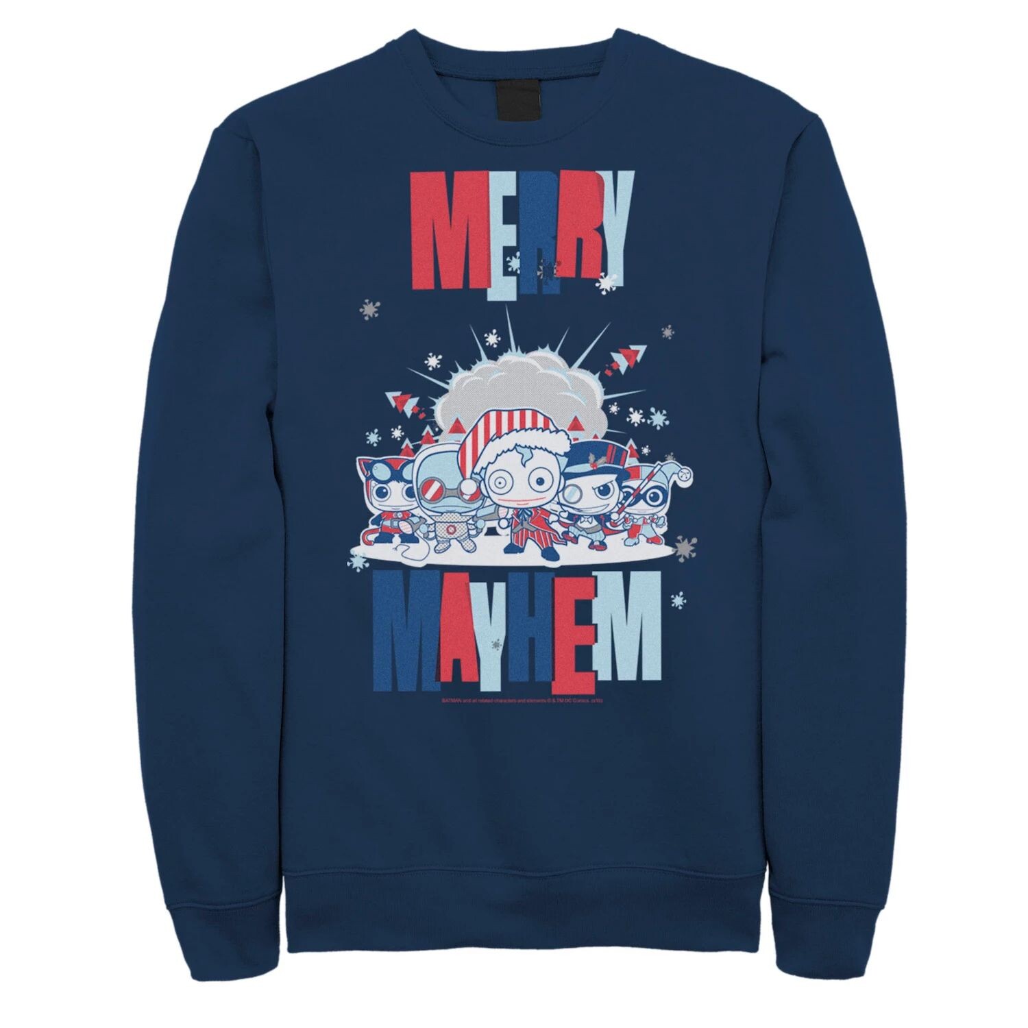 

Мужской свитшот с рисунком DC Comics Batman Merry Mayhem Licensed Character