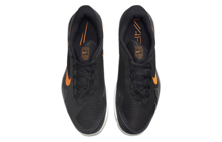 Теннисные кроссовки Air Zoom Vapor Pro мужские низкие черные/оранжевые Nike — фото 3