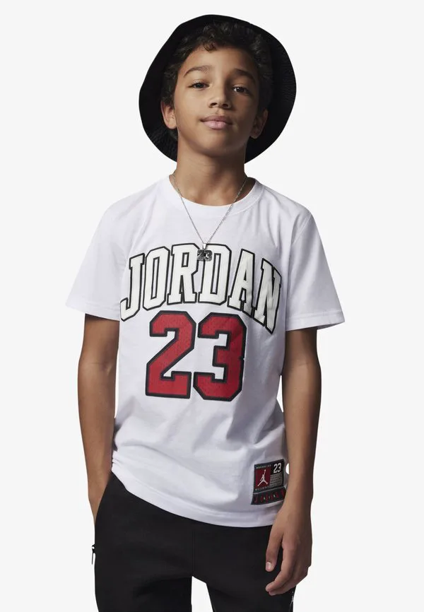 Футболка для тренировок по полетам, унисекс, с принтом Jordan, White
