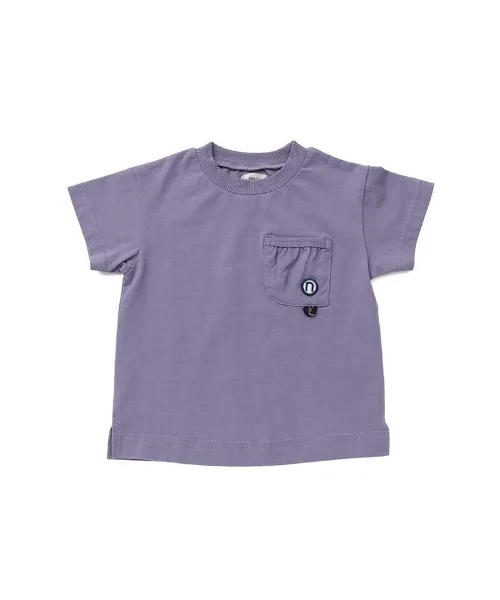 Футболка с карманом n.o.u.s Pocket T-Shirt фиолетовая — фото 2