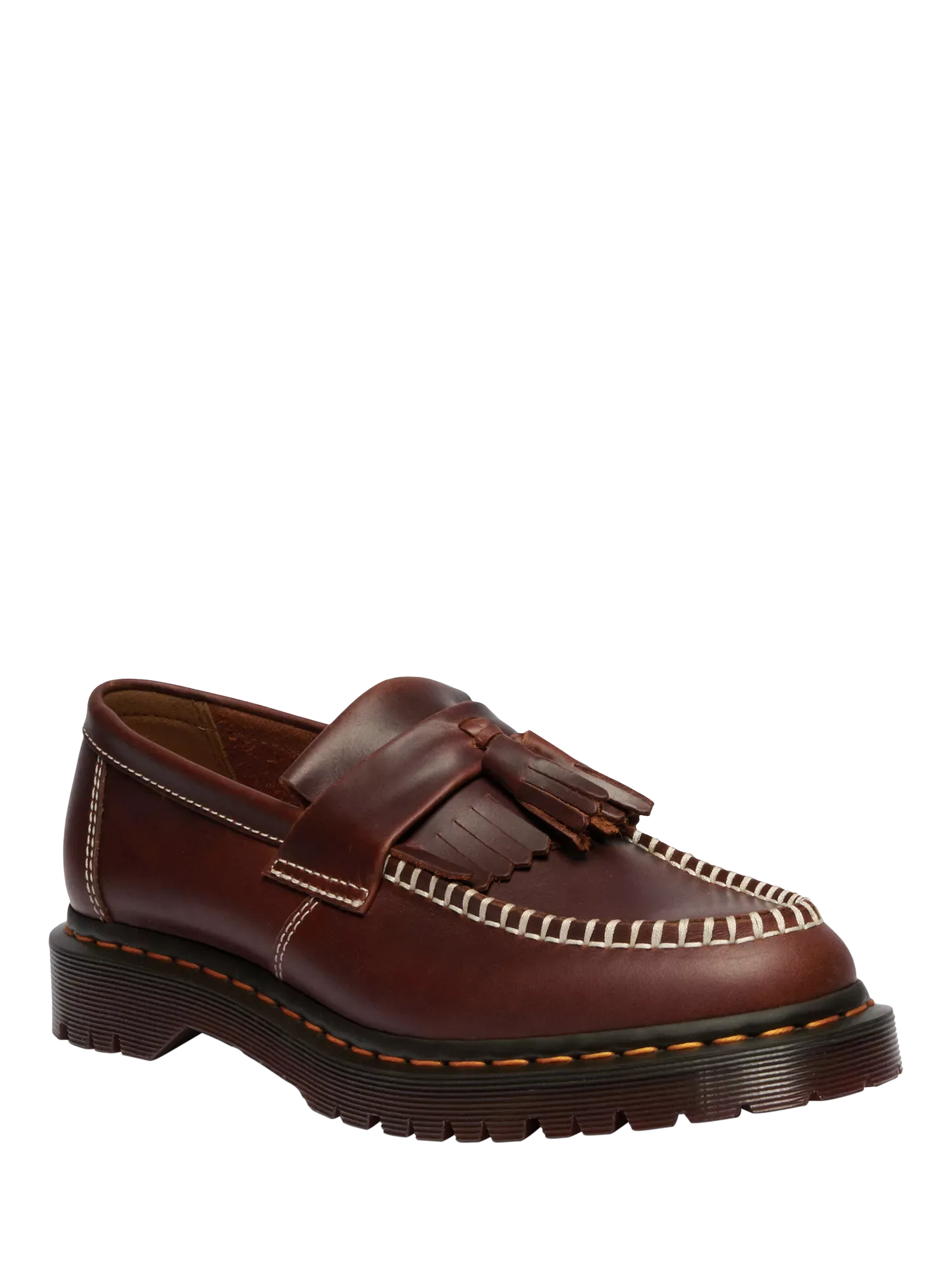 Кожаные лоферы Adrian с кисточками, цвет Ириска Орлеан Dr. Martens — фото 2