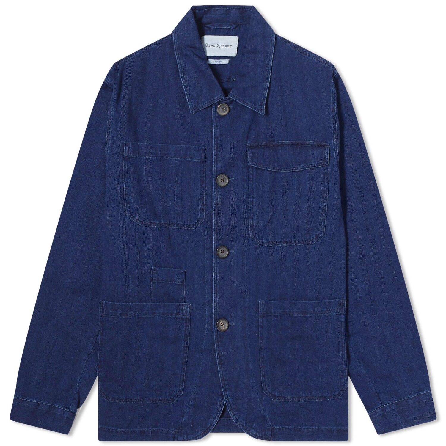 

Куртка Oliver Spencer Hythe, цвет Indigo Blue