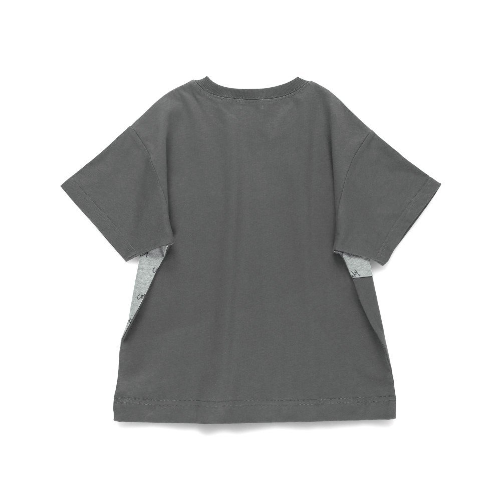Футболка с короткими рукавами и цветовыми блоками Branshes, Charcoal Gray — фото 3