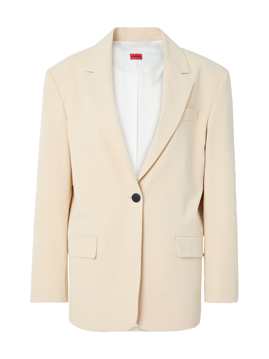 

Длинный блейзер HUGO Blazer Agura, бежевый