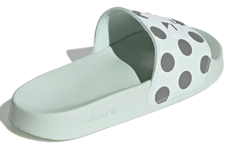 Шлепанцы серии Adilette женские мятно-зеленые Adidas Originals — фото 3