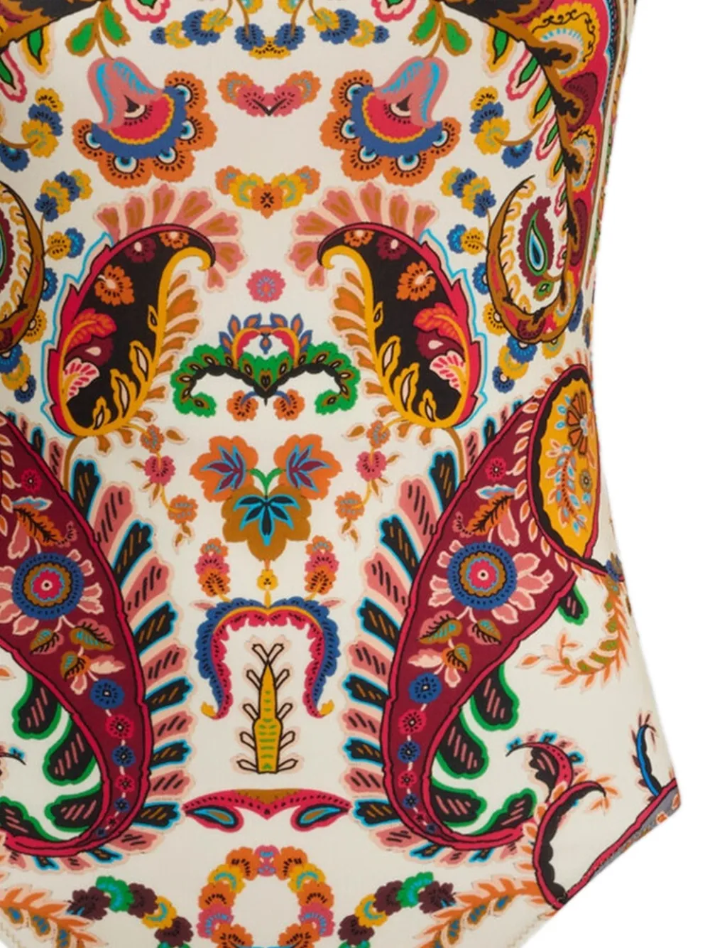 Купальник с узором пейсли Etro, бежевый — фото 2