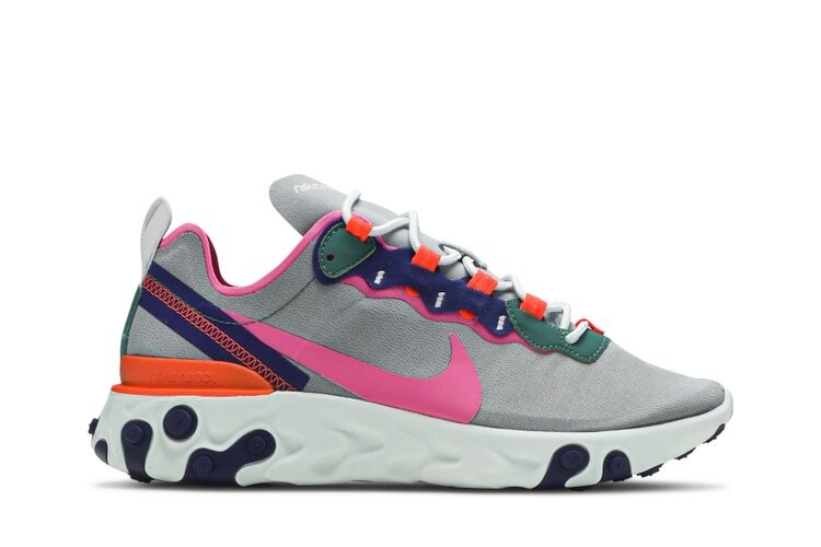 

Кроссовки Nike Wmns React Element 55 'Wolf Grey Fuchsia', серый