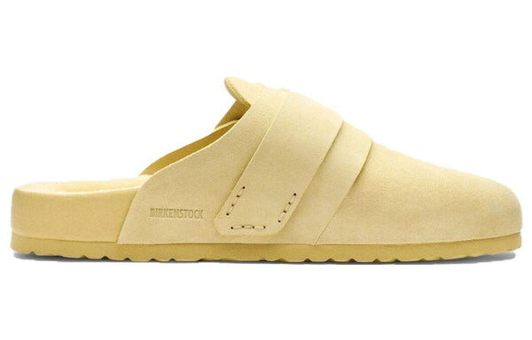 Тапочки 1774 nagoya suede tekla 'straw' Birkenstock, желтый — фото 2