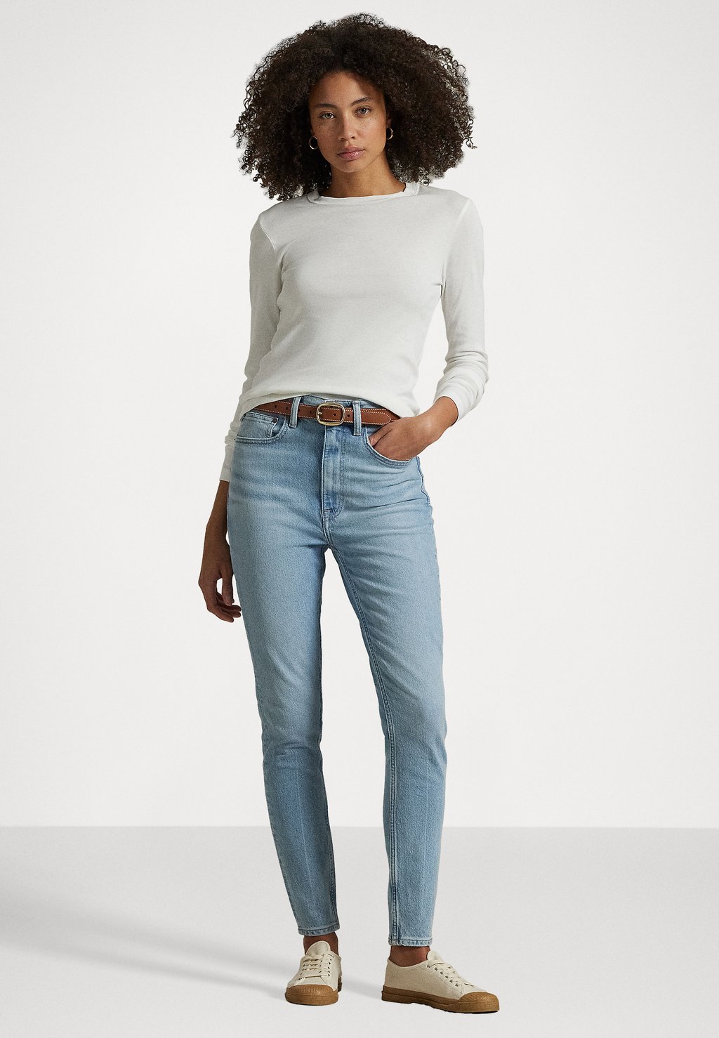 Джинсы скинни HIGH RISE SUPER SLIM JEAN Polo Ralph Lauren, цвет Dulah Wash — фото 2