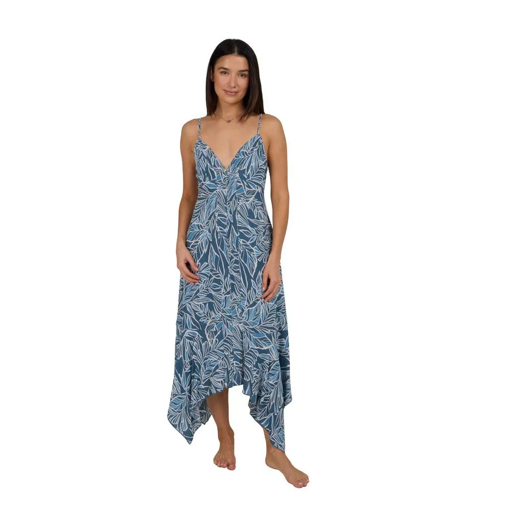 

Платье Salty Crew Mainland sleeveless midi, синий
