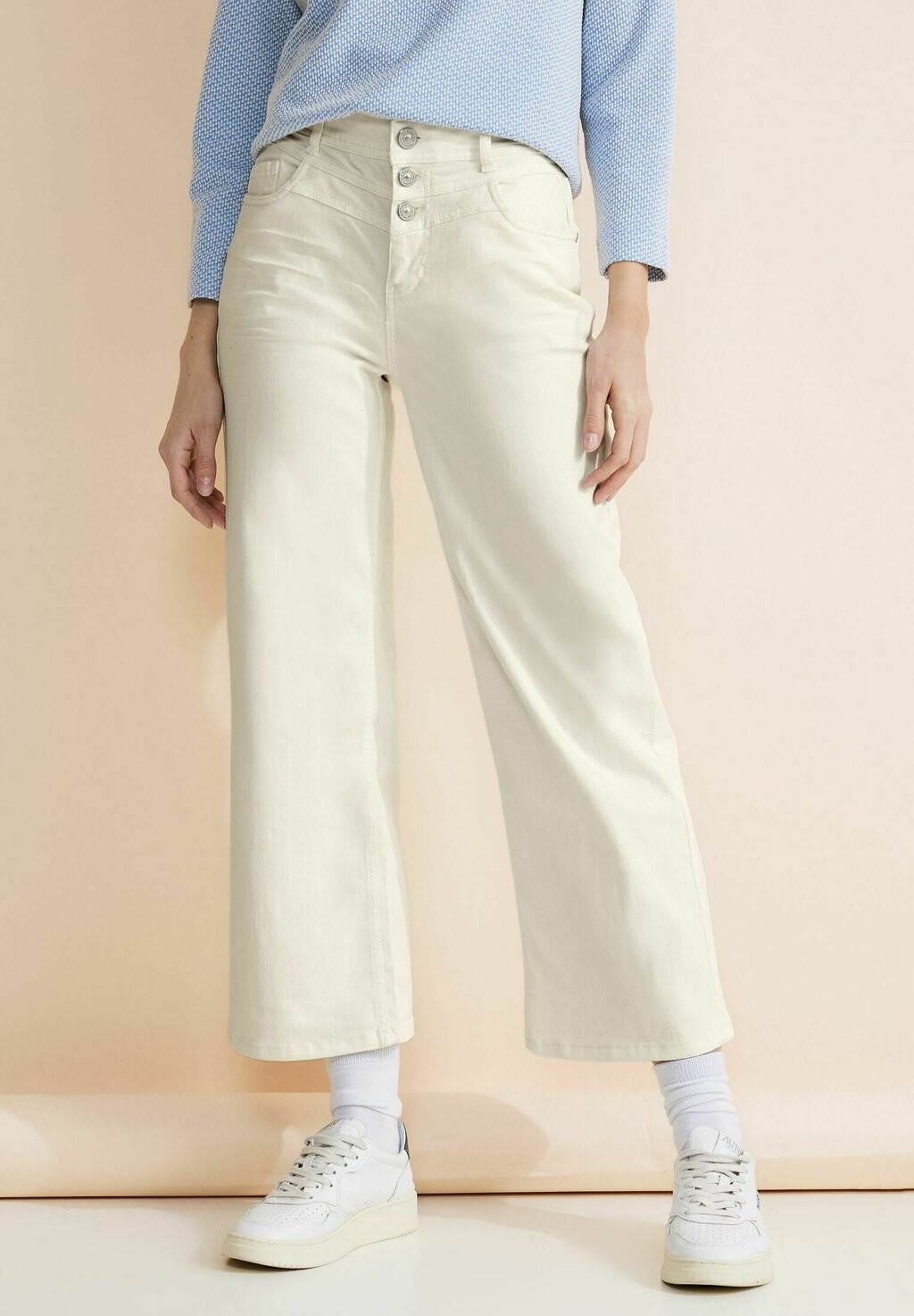 

Джинсы свободного кроя Street One, цвет beige