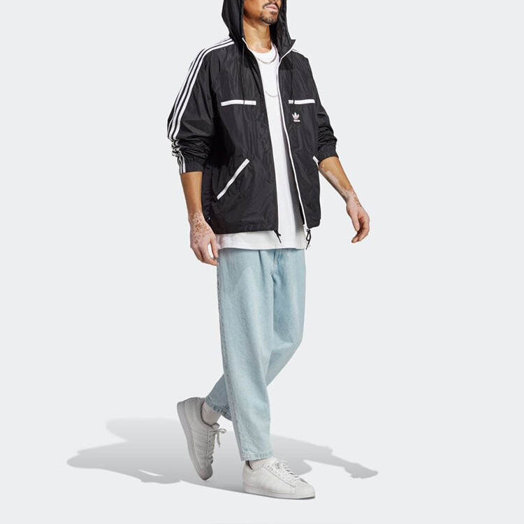 Ветровка Adidas Adi Color Classics, черный — фото 4