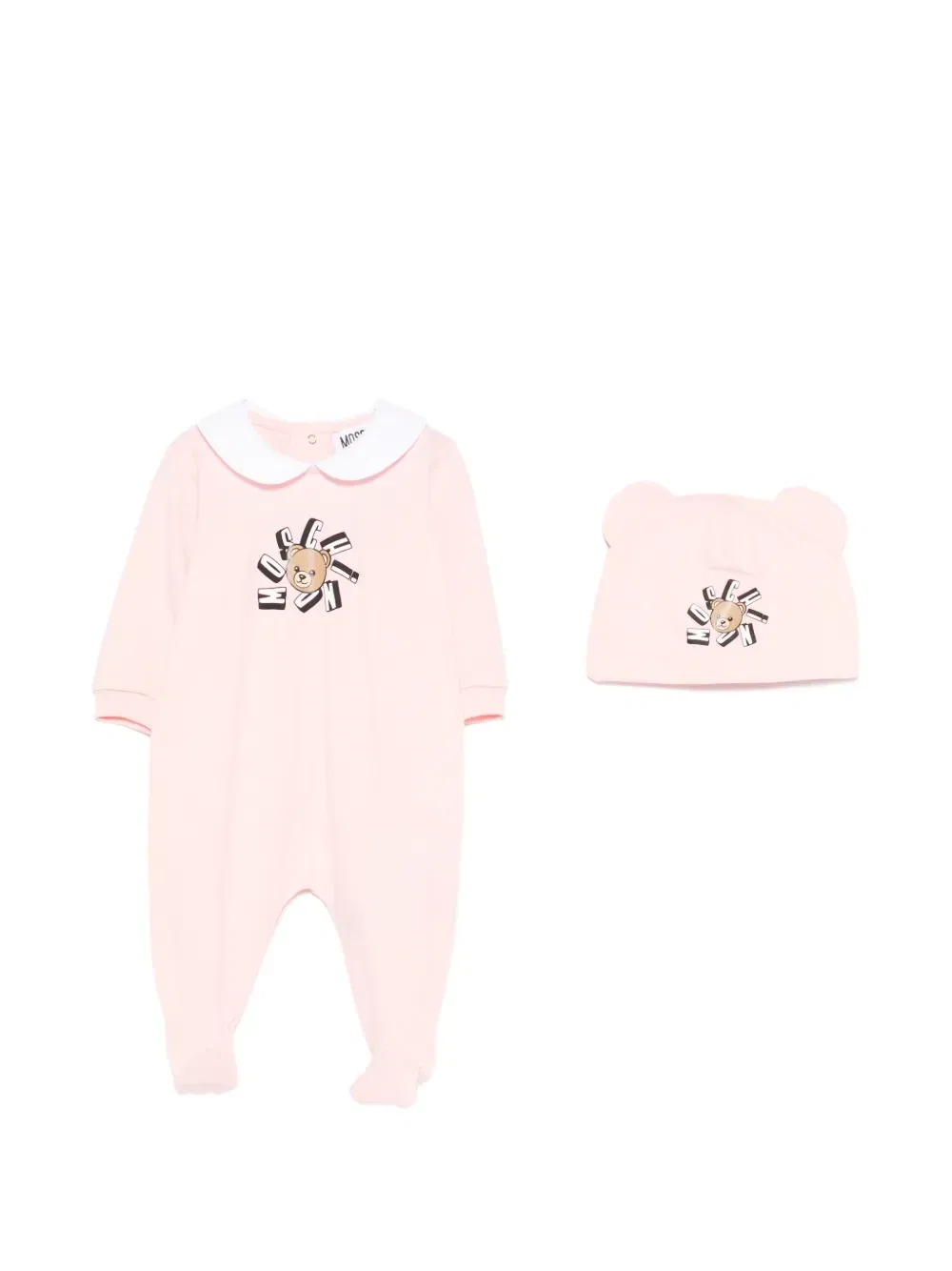 Пижама Teddy Bear Moschino Kids, розовый