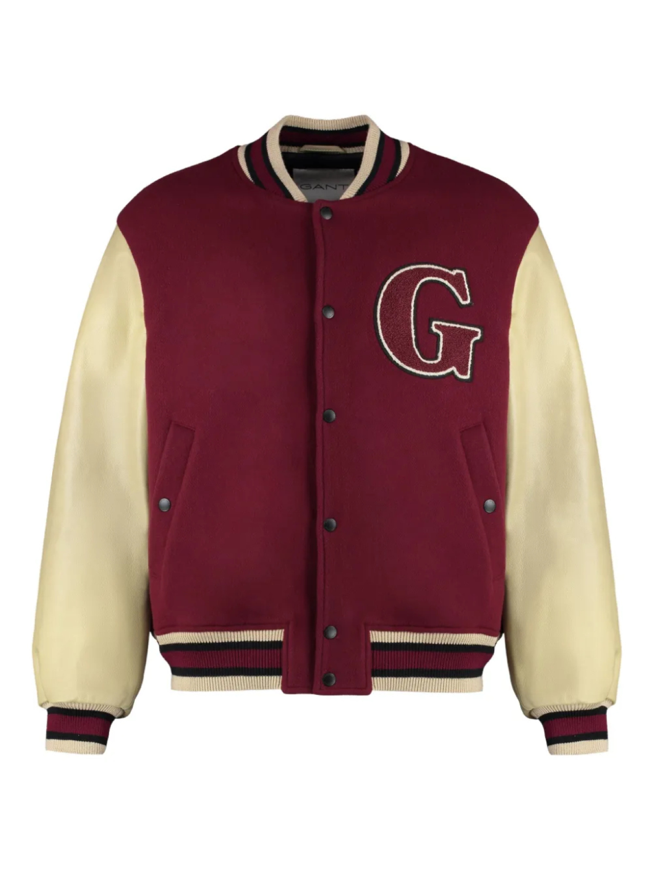 

Куртка университетская с вышитым логотипом Gant, красный