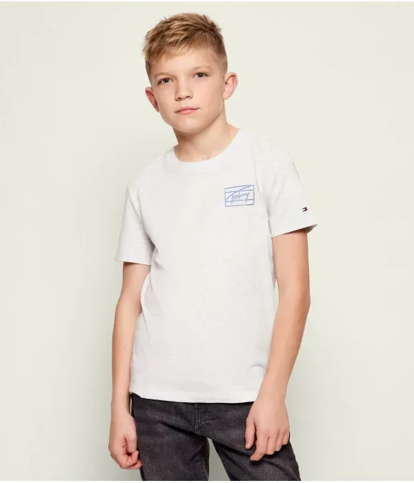 Футболка TH Signature regular fit Tommy Hilfiger, серый