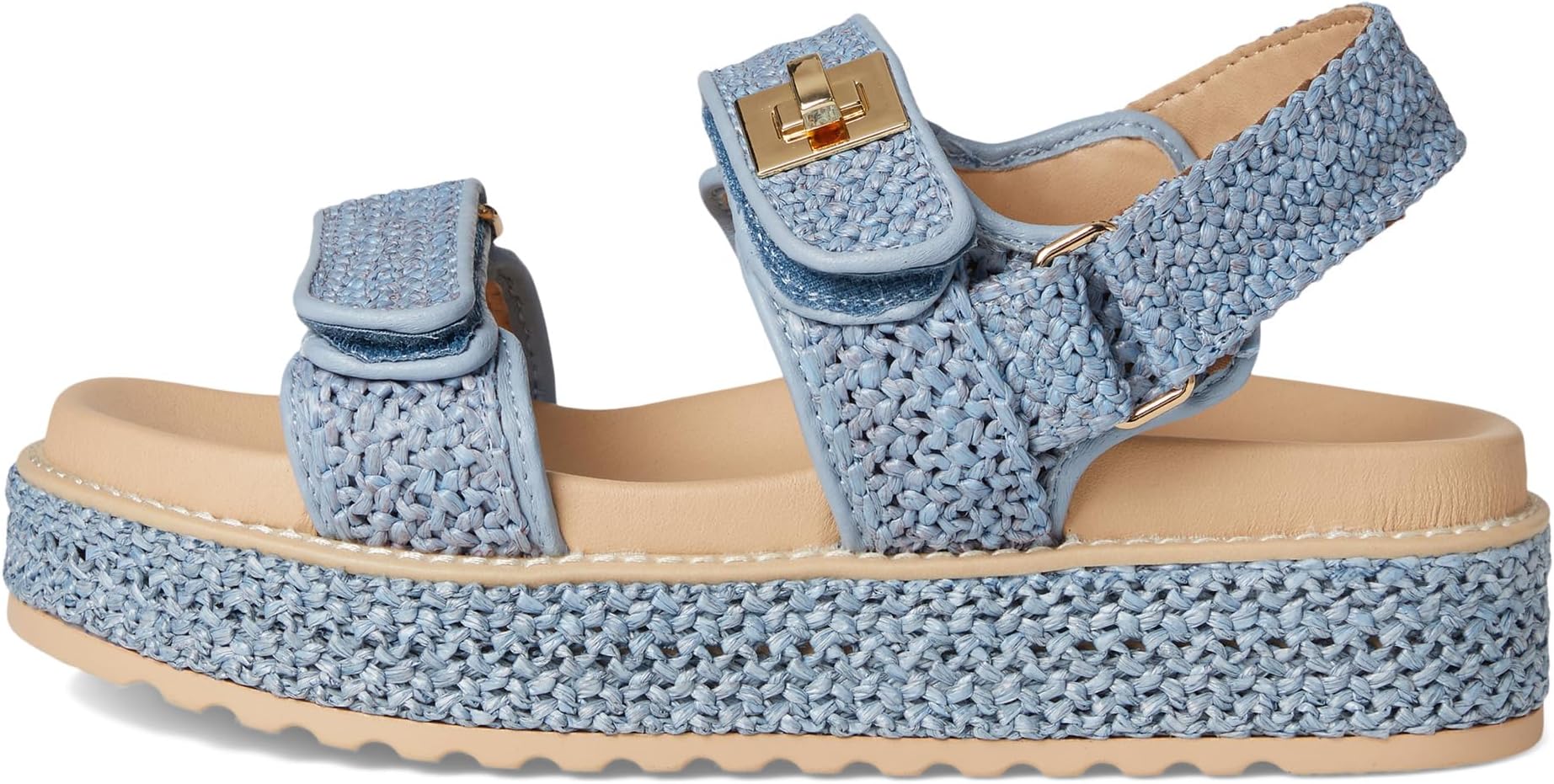 Сандалии Steve Madden Bigmona, цвет Blue Raffia — фото 4
