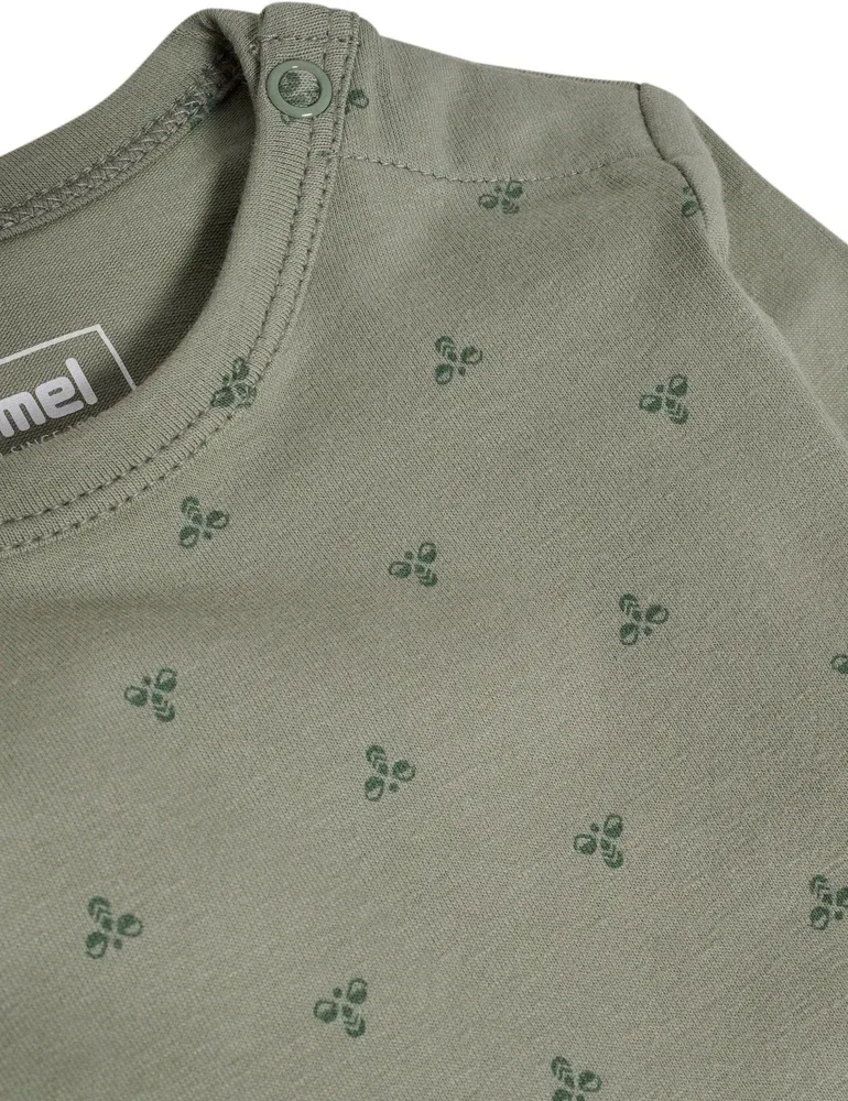 Боди детское с принтом Hummel, черный
