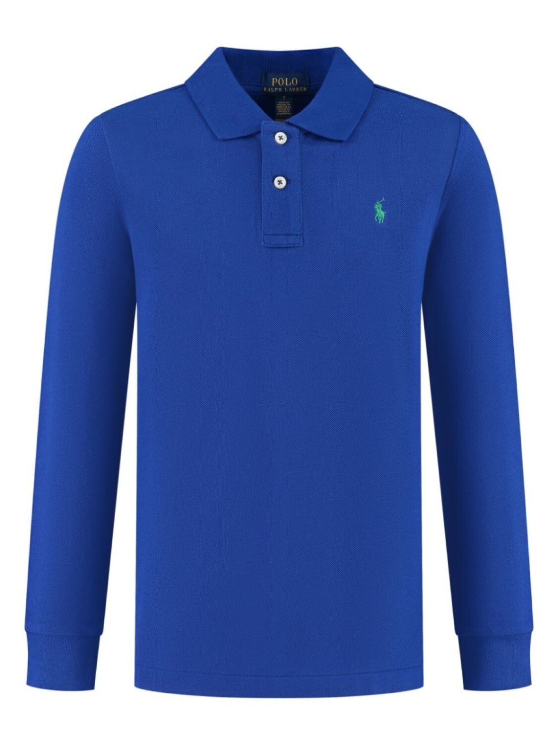 

POLO RALPH LAUREN KIDS хлопковая рубашка-поло, синий