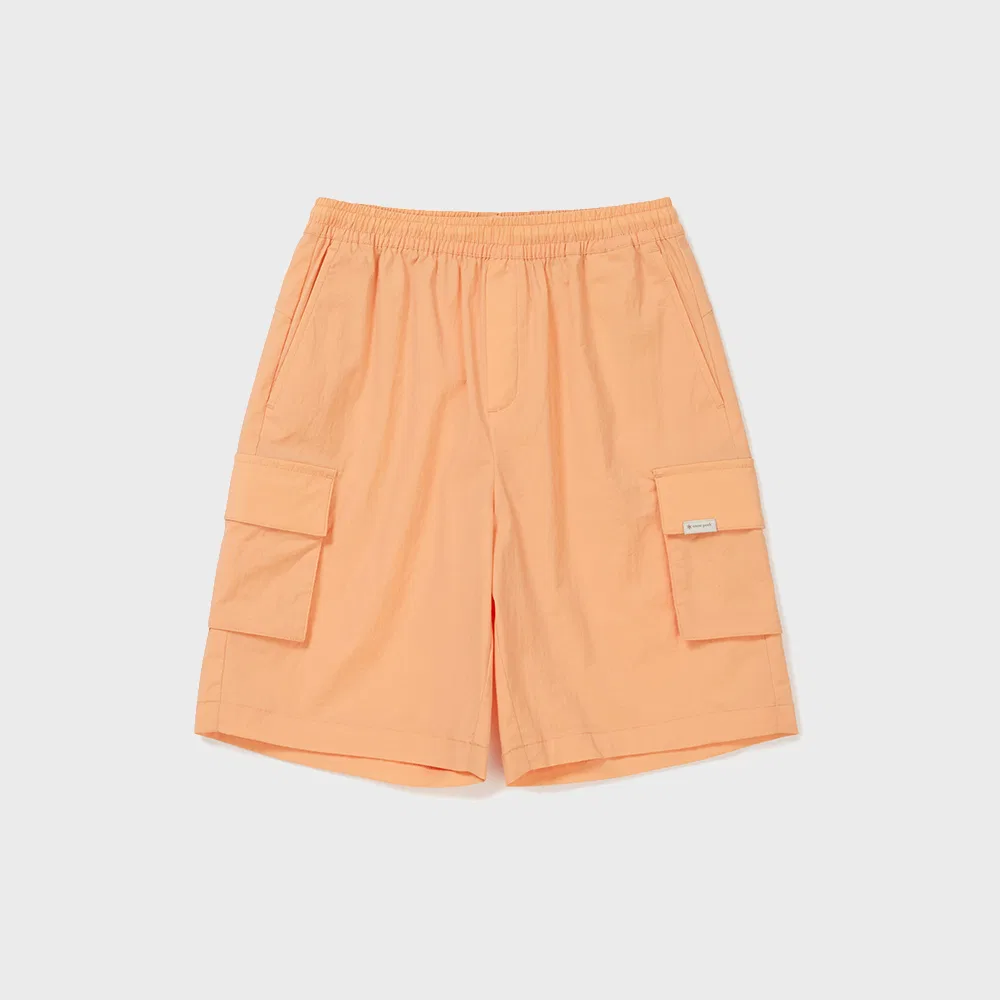 Детские карго-шорты Root светло-оранжевые от Snowpeak Apparel Kids — фото 2