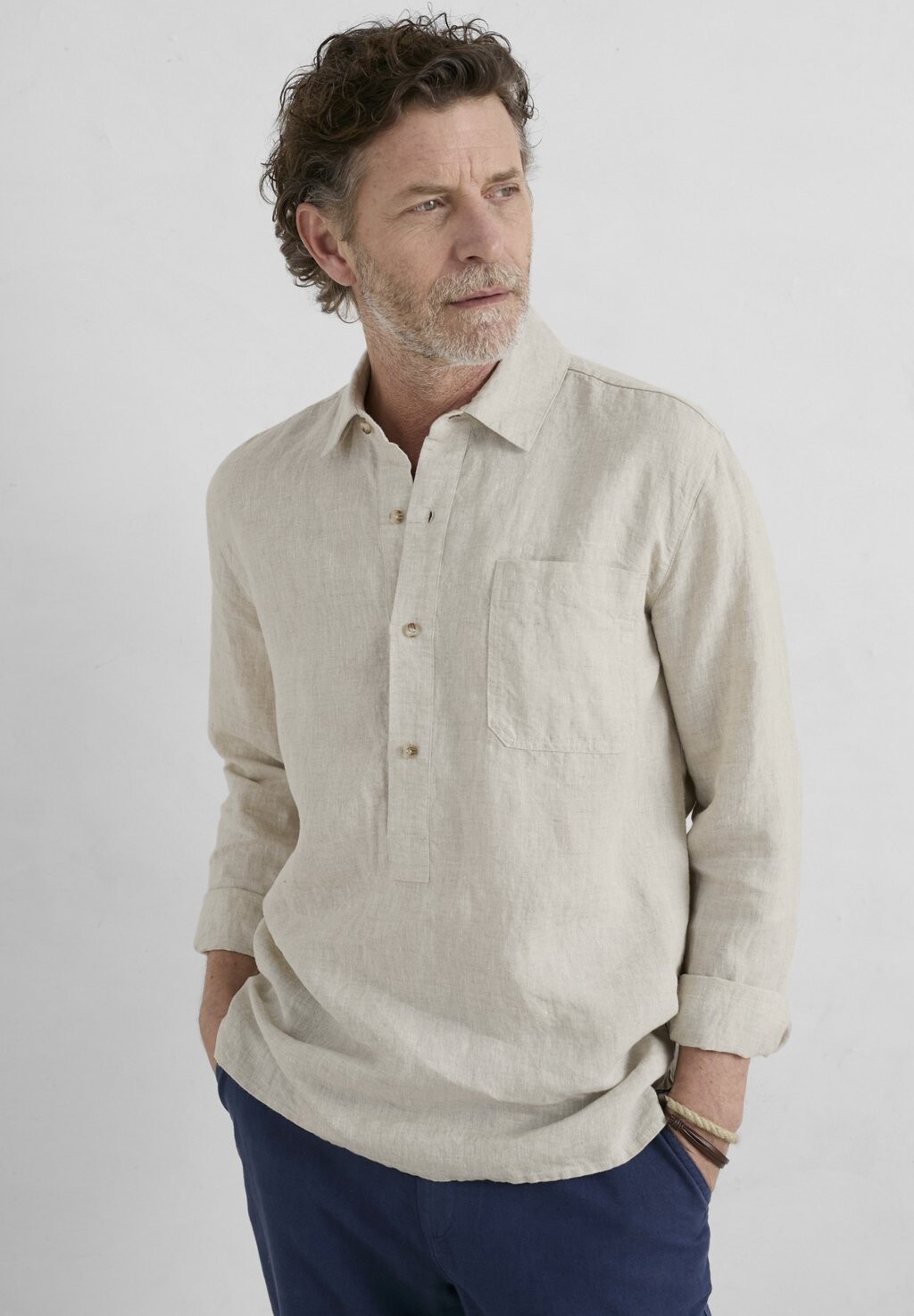 

Рубашка ARTIST S Seasalt Cornwall, цвет undyed linen