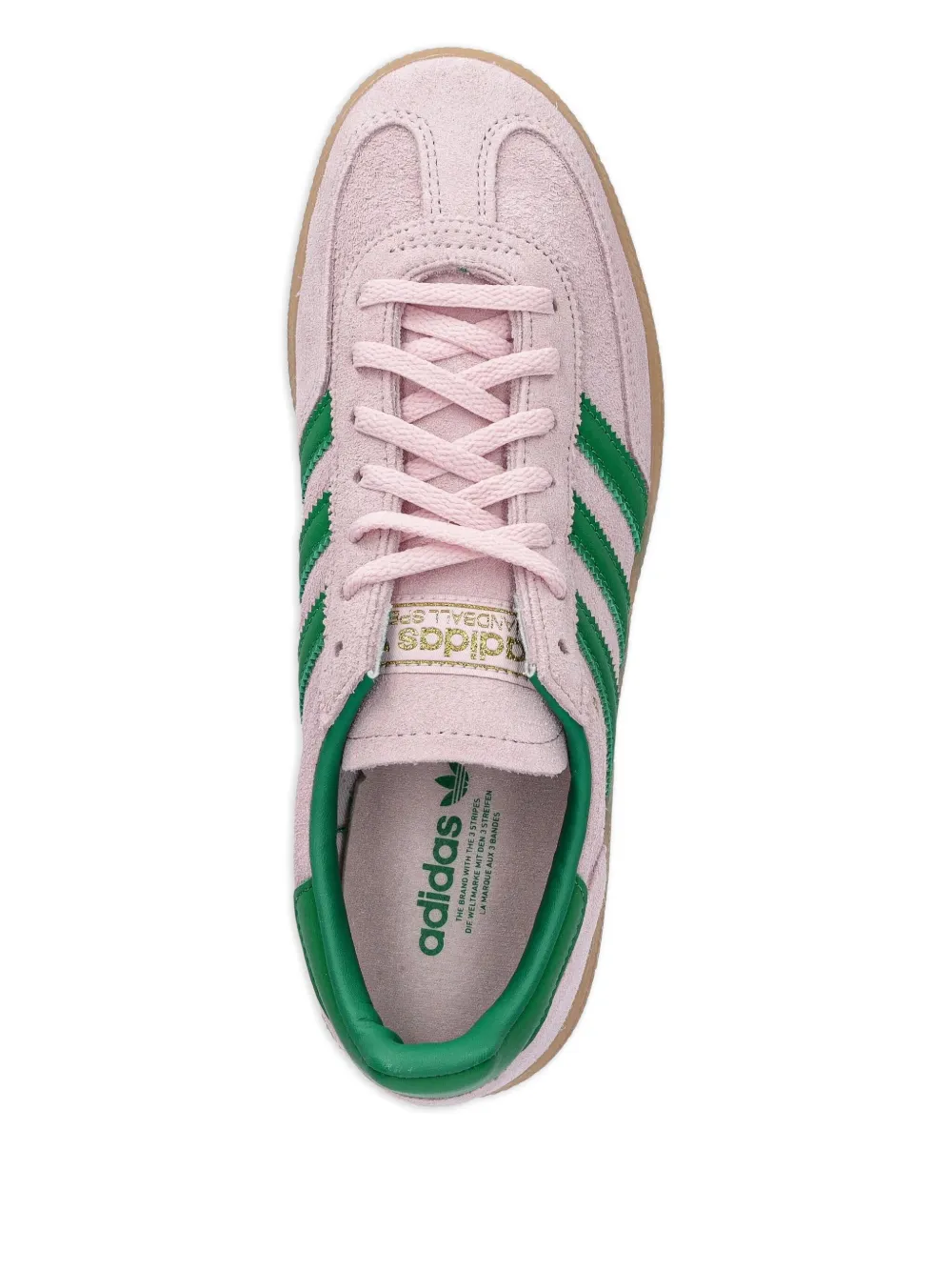 Кроссовки Handball Spezial 3-Stripes Adidas, розовый — фото 4