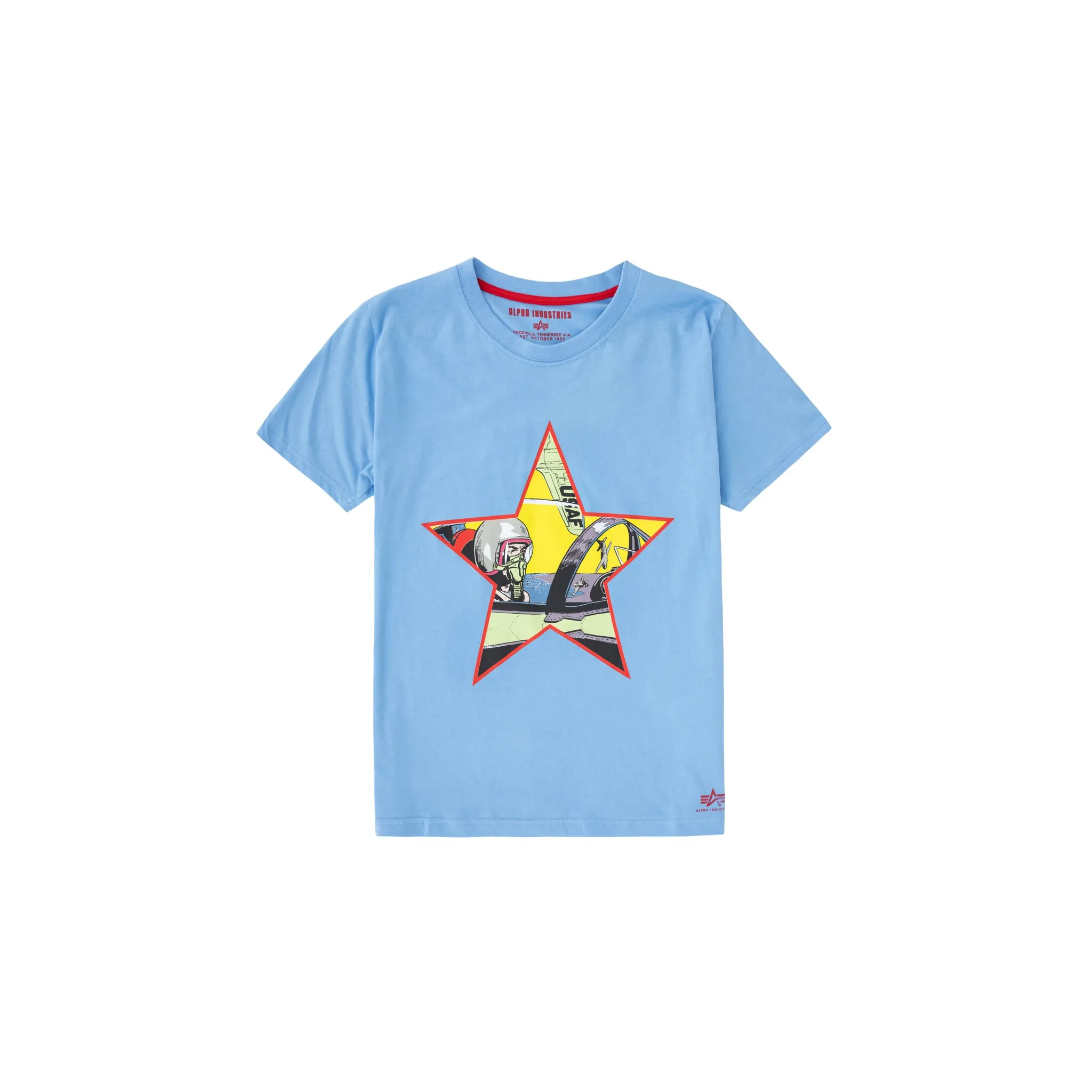 

Футболка Alpha Industries «Alpha Industries Kids - Футболки Kids Basic T Print 11», цвет blue