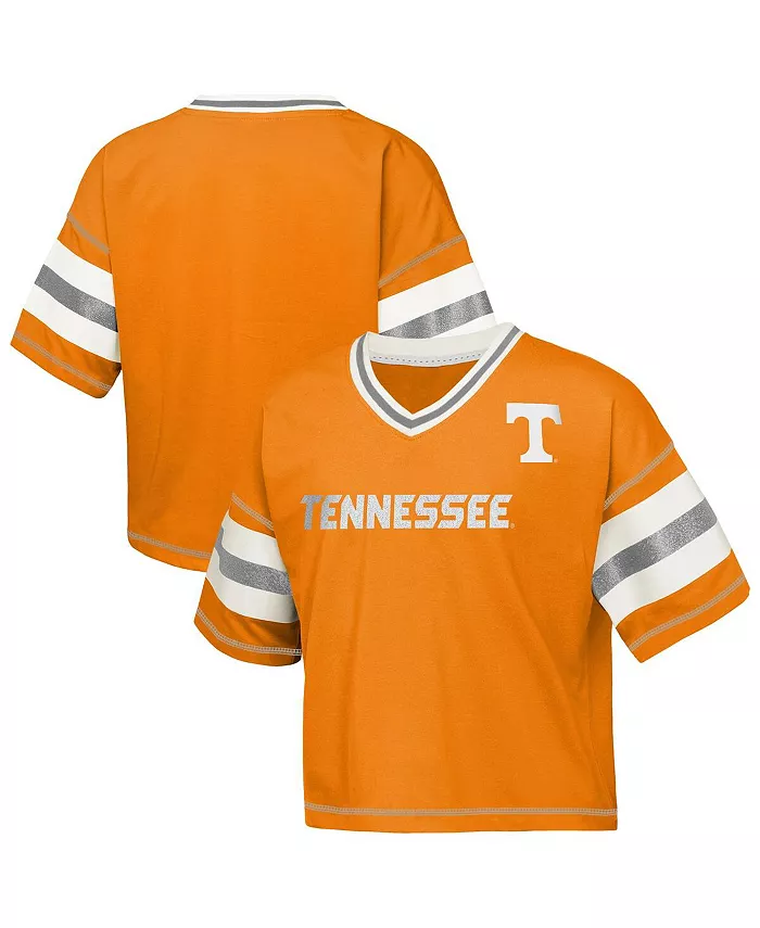 

Большая девочка Tennessee Orange Tennessee Volunteers Gridiron Jersey майка с V-образным вырезом Outerstuff