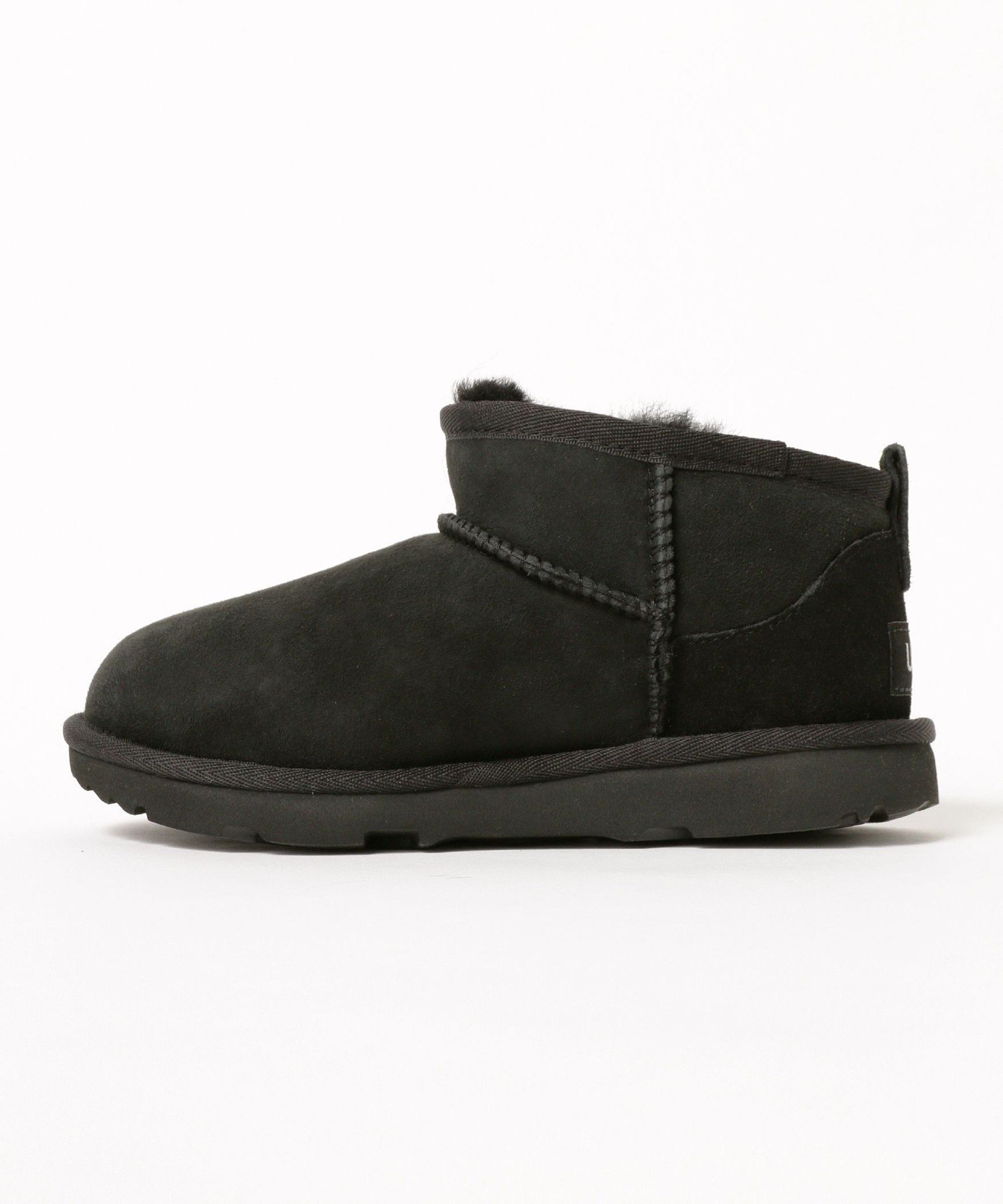 Детские классические зимние ботинки UGG Ultra Mini (19,5-21 см) сезона осень-зима 2025. Подарок Kodomo Beams, Black — фото 3