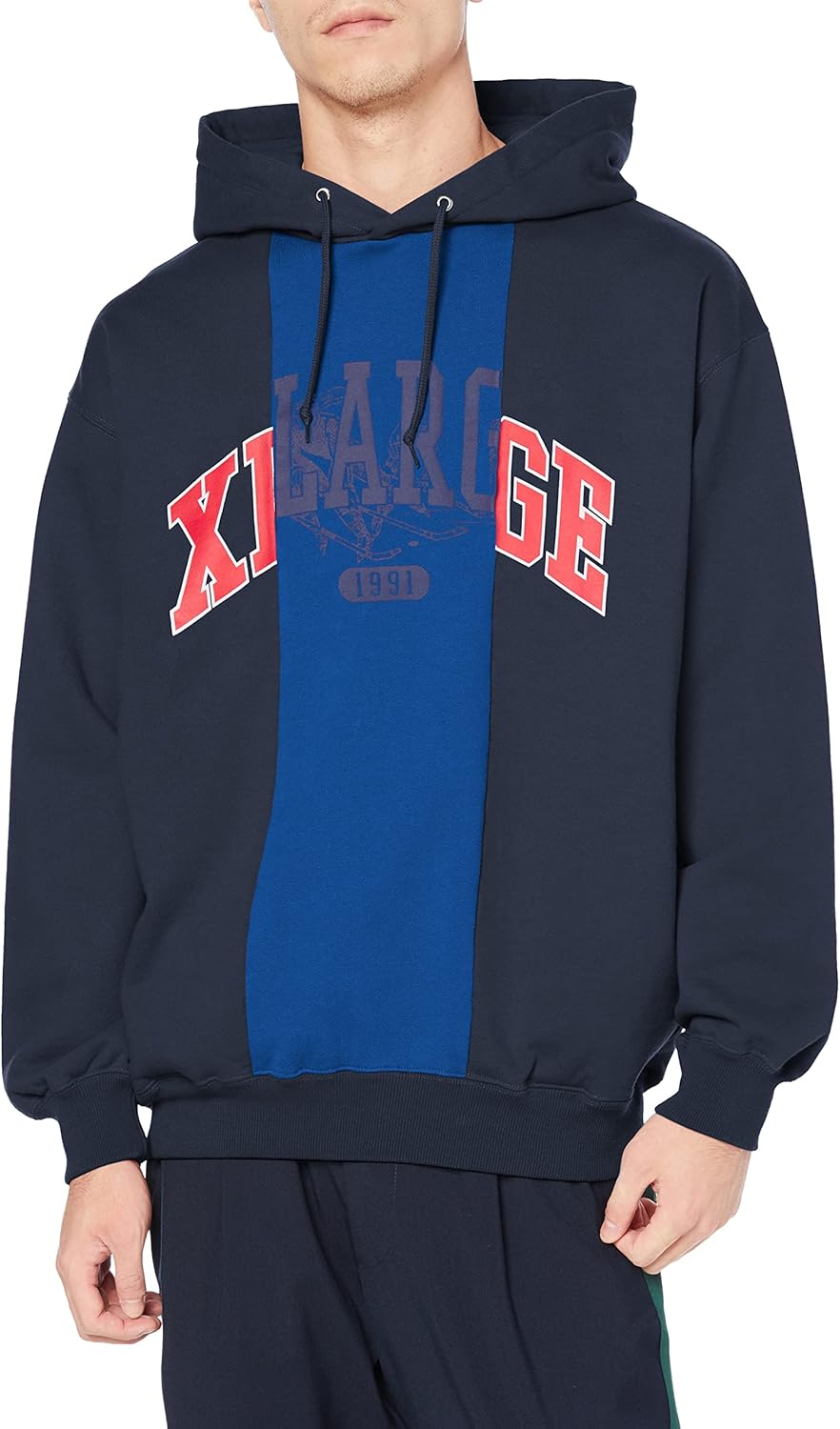 

Толстовка с капюшоном Extra Large 101213012007, в стиле пэчворк, мужская, размер XLARGE, темно-синий
