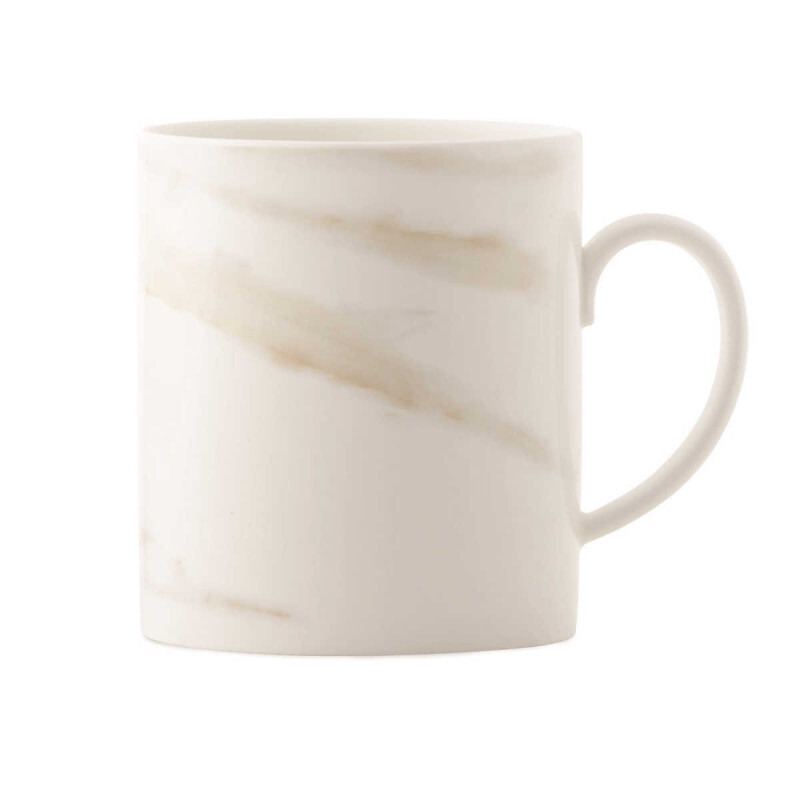 

Vera Wang Кружка Venato Imperial с ручкой 0,44 л Wedgwood, белый/бежевый