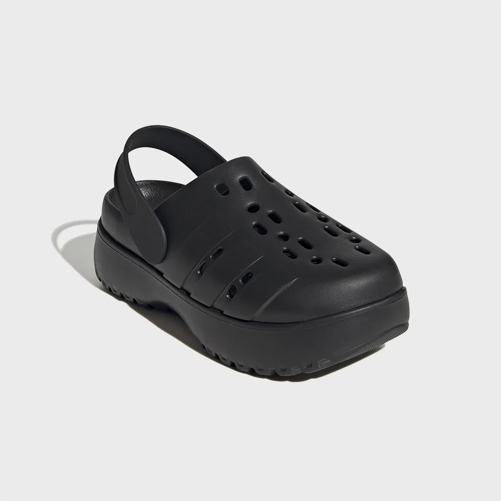 Мужские чёрные сабо Adilette Platform Clog от Adidas