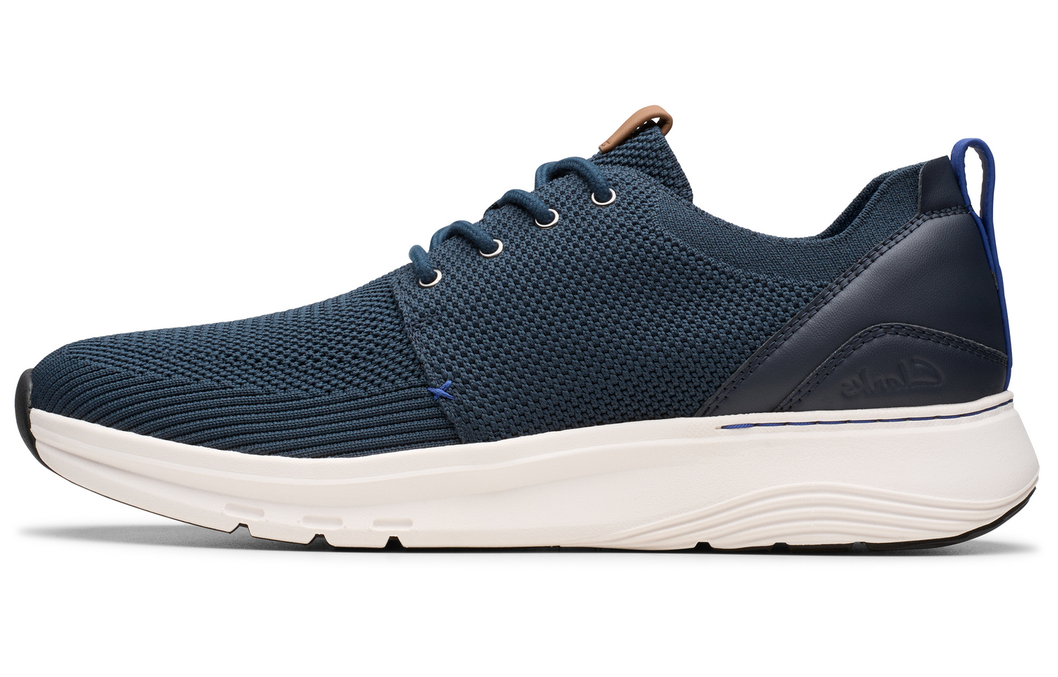 

Clarks Низкие повседневные туфли мужские синего цвета