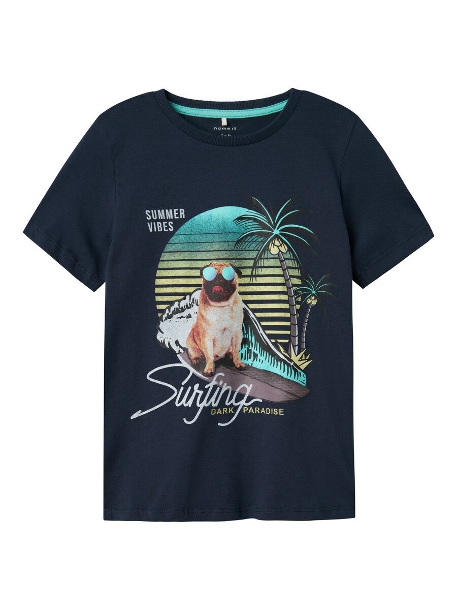 

Рубашка NAME IT NKMJass, цвет Navy/Turquoise