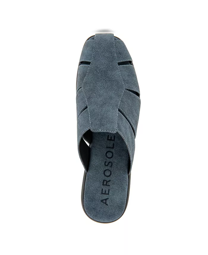 Женские мюли 4Ever с закругленным носком Aerosoles, синий — фото 4