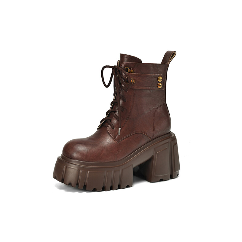 

Ботинки Martin Boot женские Bai Shiting, коричневый