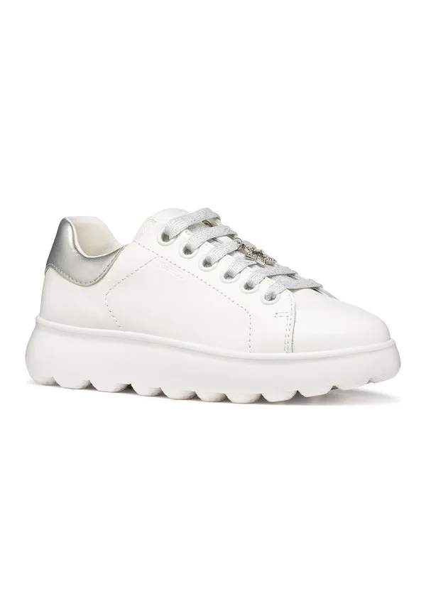 Низкие кроссовки puffypop Geox, White Silver — фото 2