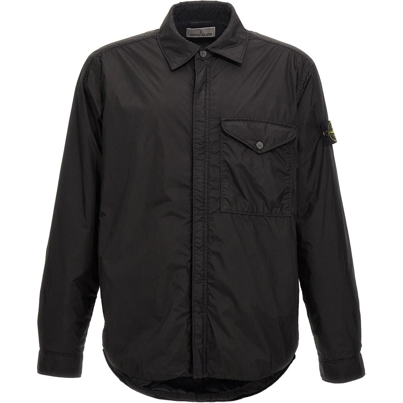 

Куртка мужская черная Stone Island, черный