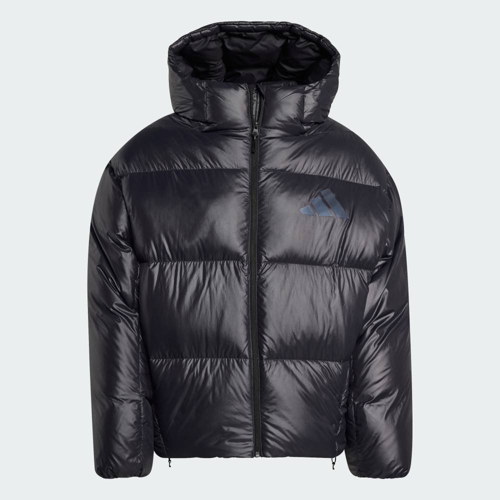 Пуховая куртка ZNE Puffer Climawarm Adidas, black — фото 4